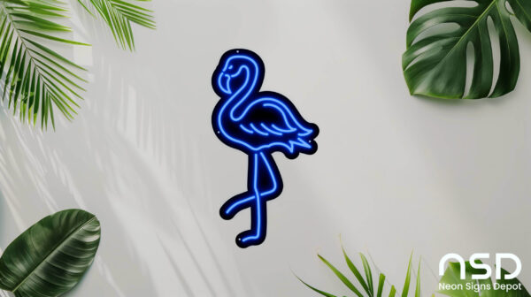 Flamingo V3 Neon Sign_Animals_Black_Mockup_Template01_blue Flamingo V3 Neon Sign_Animals_Black_Mockup_Template01_blue
