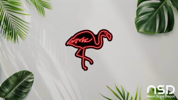 Flamingo V4 Neon Sign_Animals_Black_Mockup_Template01_red Flamingo V4 Neon Sign_Animals_Black_Mockup_Template01_red