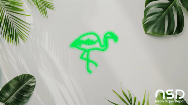 Flamingo V4 Neon Sign_Animals_Transparent_Mockup_Template01_green Flamingo V4 Neon Sign_Animals_Transparent_Mockup_Template01_green