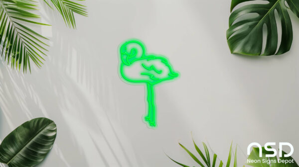 Flamingo V5 Neon Sign_Animals_Transparent_Mockup_Template01_green Flamingo V5 Neon Sign_Animals_Transparent_Mockup_Template01_green