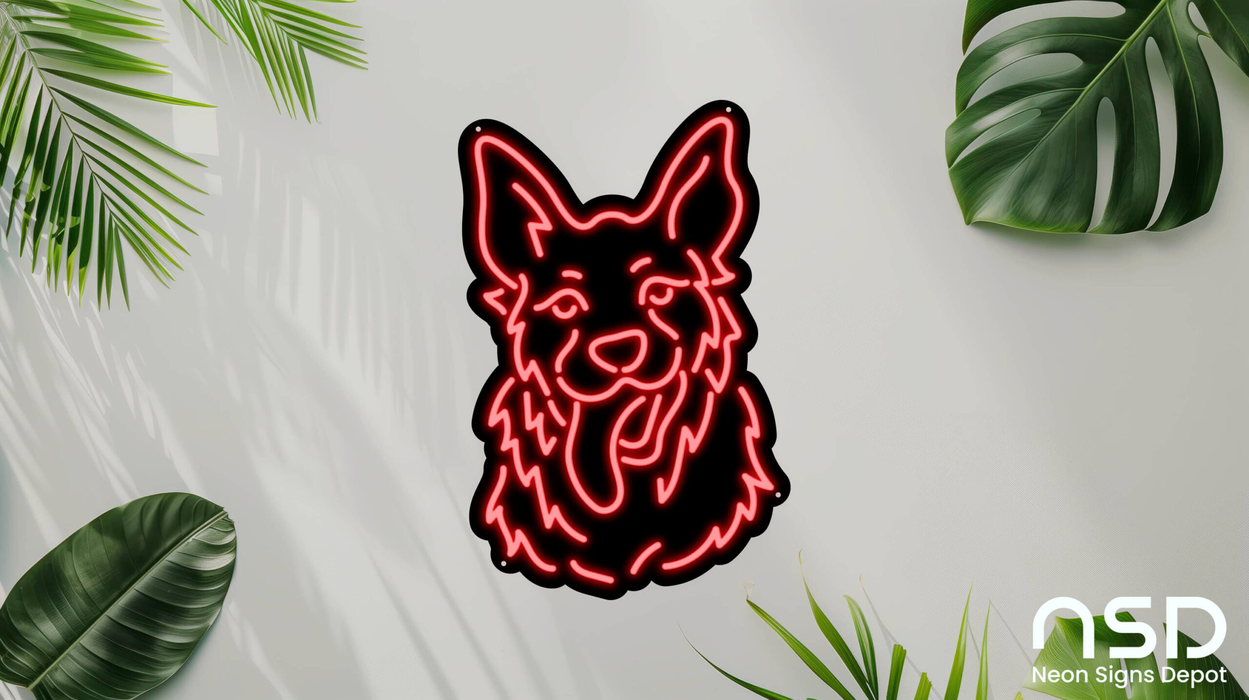 German Shepherd Dog V2 Neon Sign neon sign