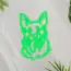 German Shepherd Dog V2 Neon Sign_Animals_Transparent_Mockup_Template01-green