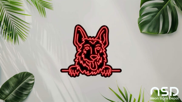 German Shepherd Dog V5 Neon Sign German Shepherd Dog V5 Neon Sign