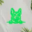 German Shepherd Dog V5 Neon Sign_Animals_Transparent_Mockup_Template01-green