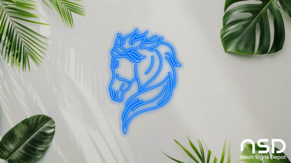 Horse V1 Neon Sign_Animals_Transparent_Mockup_Template01-blue Horse V1 Neon Sign_Animals_Transparent_Mockup_Template01-blue