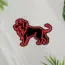 Lion V2 Neon Sign_Animals_Black_Mockup_Template01-red