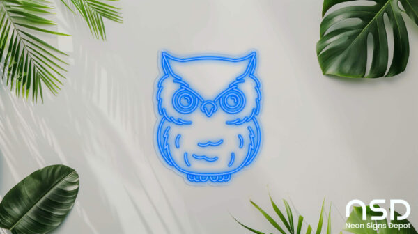 Owl V4 Neon Sign_Transparent_Mockup_Template01_darkblue Owl V4 Neon Sign_Transparent_Mockup_Template01_darkblue
