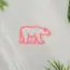 Polar Bear V3 Neon Sign_Animals_Transparent_Mockup_Template01_red