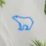 Polar Bear V4 Neon Sign_Animals_Transparent_Mockup_Template01_blue