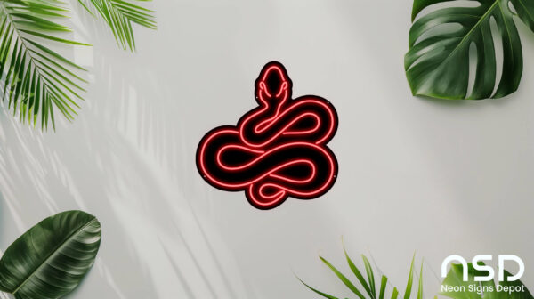 Snake V1 Neon Sign_Animals_Black_Mockup_Template01_red Snake V1 Neon Sign_Animals_Black_Mockup_Template01_red