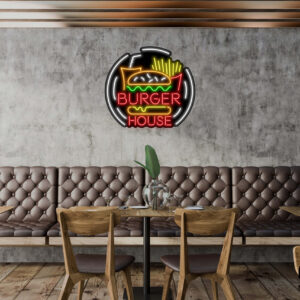 Burger House Neon Sign