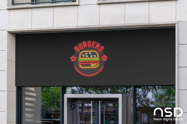 Burger Stars Neon Sign_Mockup_Transparent_Template02 Burger Stars Neon Sign_Mockup_Transparent_Template02