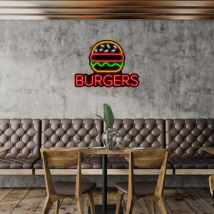 Burgers Neon Sign