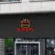 Burgers Neon Sign_Black_Mockup_Template02