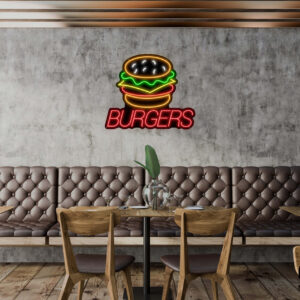 Burgers V4 Neon Sign