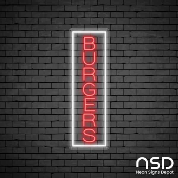 Burgers V5 Neon Sign_Black Brick_Mockup_Transparent Burgers V5 Neon Sign_Black Brick_Mockup_Transparent