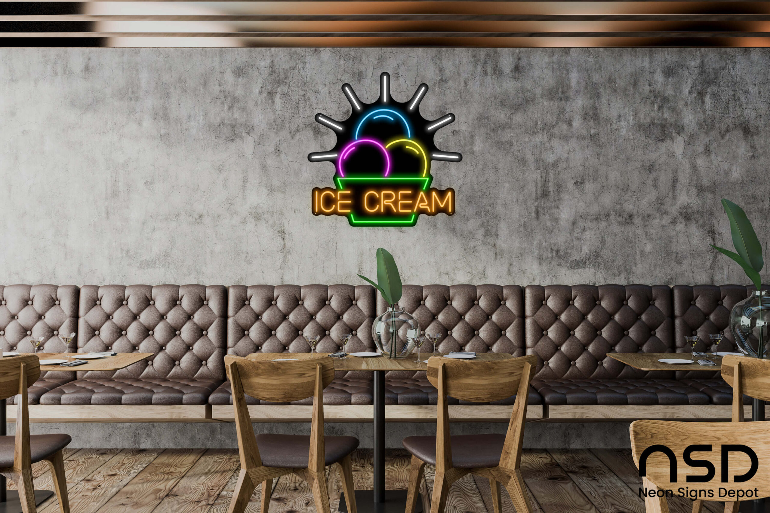 Ice Cream V4 Neon Sign neon sign