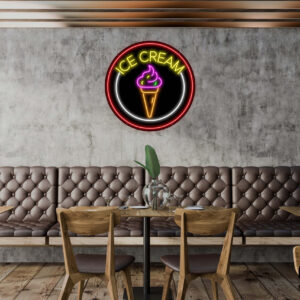 Ice Cream V6 Neon Sign