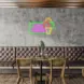 Ice cream V7 Neon Sign_Transparent_Mockup_Template01