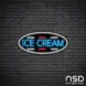 Ice cream V8 Neon Sign_Black Brick_Mockup_Black