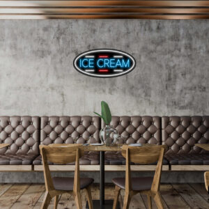 Ice Cream V8 Neon Sign