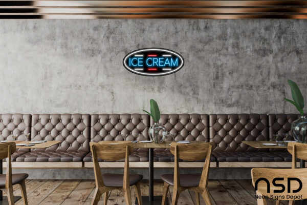 Ice Cream V8 Neon Sign Ice Cream V8 Neon Sign