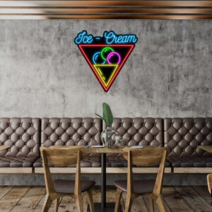 Ice Cream V9 Neon Sign