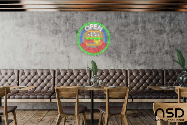 Open Burgers Neon Sign_Transparent_Mockup_Template01 Open Burgers Neon Sign_Transparent_Mockup_Template01