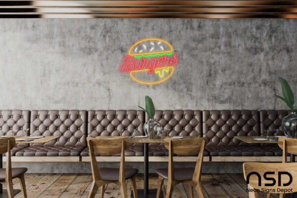 Yummy Burgers Neon Sign_Transparent_Mockup_Template01 Yummy Burgers Neon Sign_Transparent_Mockup_Template01