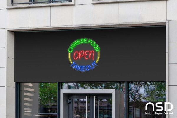 Chinese Food Open Take Out Neon Sign_Transparent_Mockup_Template02 Chinese Food Open Take Out Neon Sign_Transparent_Mockup_Template02