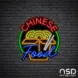 Chinese Food V5 Neon Sign_Black Brick_Mockup_Black