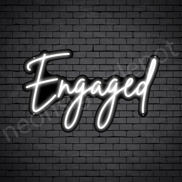 Engaged-17x28-WS-B-WHITE Engaged-17x28-WS-B-WHITE