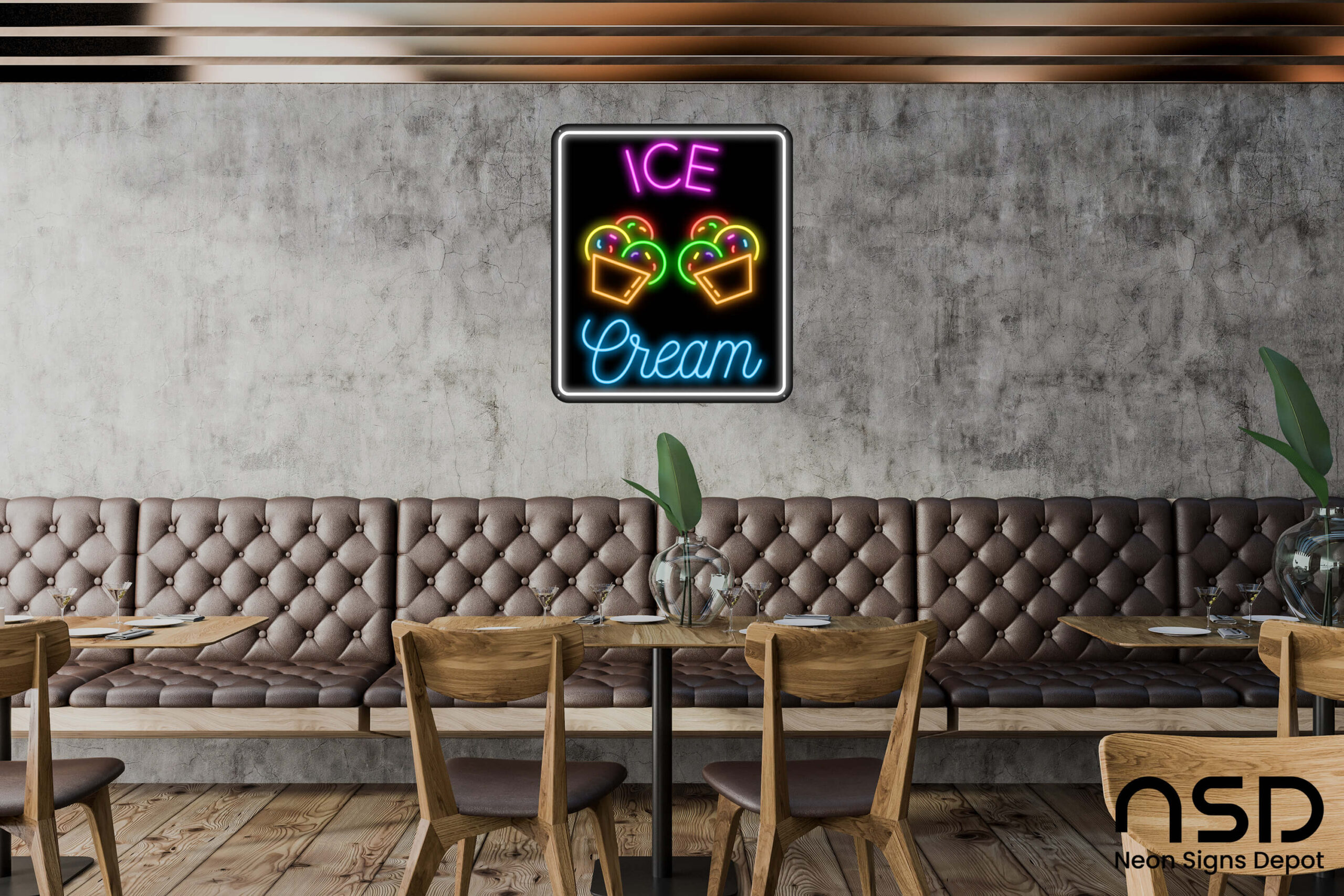 Ice Cream V11 Neon Sign neon sign