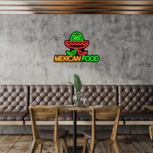 Mexican Food Neon Sign