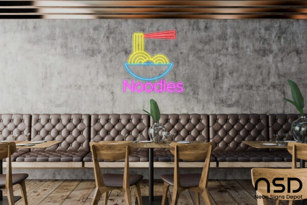 Noodles V4 Neon Sign_Transparent_Mockup_Template01 Noodles V4 Neon Sign_Transparent_Mockup_Template01