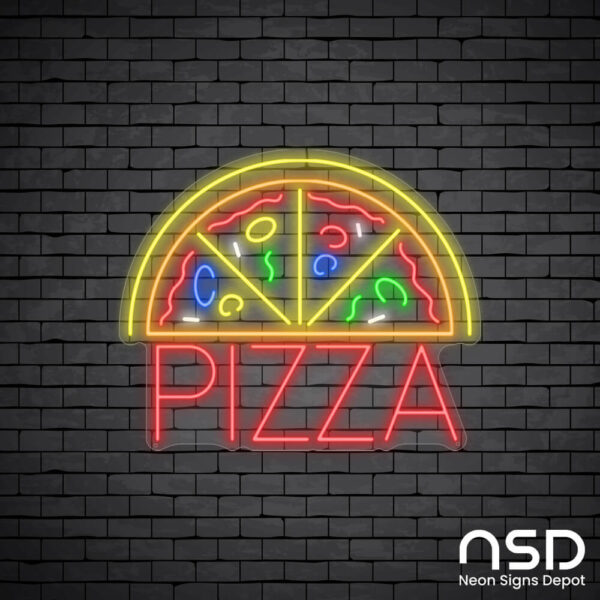 Pizza V4 Neon Sign_Black Brick_Mockup_Transparent Pizza V4 Neon Sign_Black Brick_Mockup_Transparent