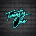 Bright Blue Twenty one