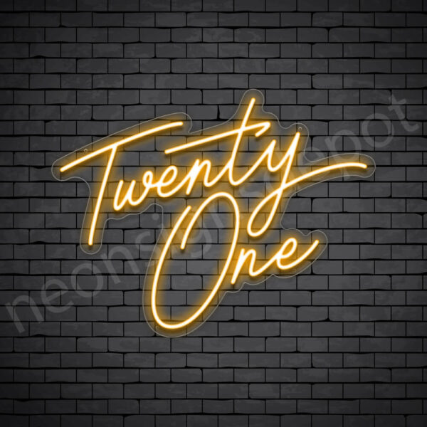 Twenty-one-23x30-WS-C-ORANGE Orange Twenty one