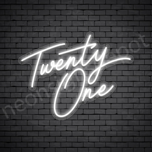 Twenty-one-23x30-WS-C-WHITE White Twenty one