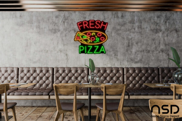 Fresh Pizza Neon Sign