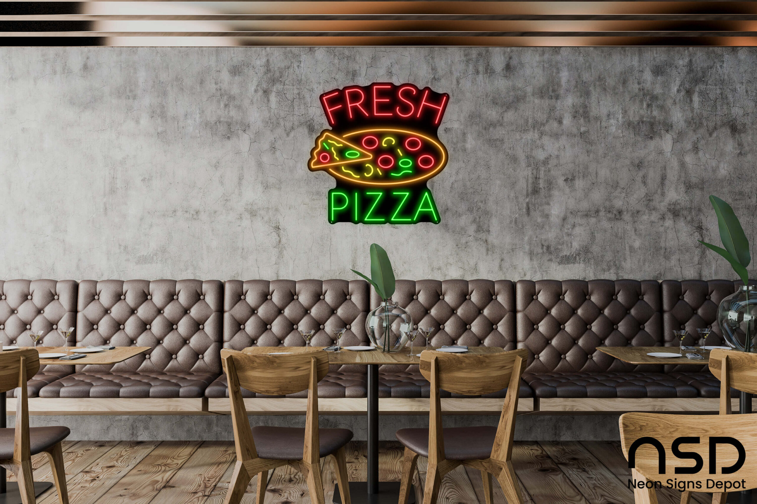Fresh Pizza Neon Sign neon sign