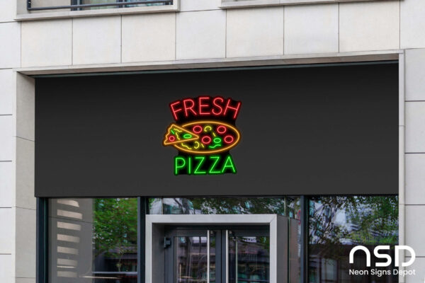 Fresh Pizza Neon Sign_Black_Mockup_Template02 Fresh Pizza Neon Sign_Black_Mockup_Template02