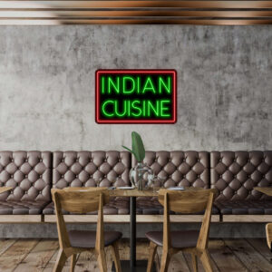 Indian Cuisine Neon Sign