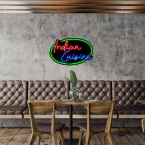 Indian Cuisine V2 Neon Sign