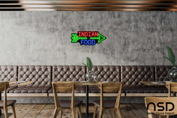 Indian Food V2 Neon Sign Indian Food V2 Neon Sign
