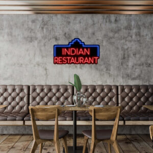 Indian Restaurant Neon Sign