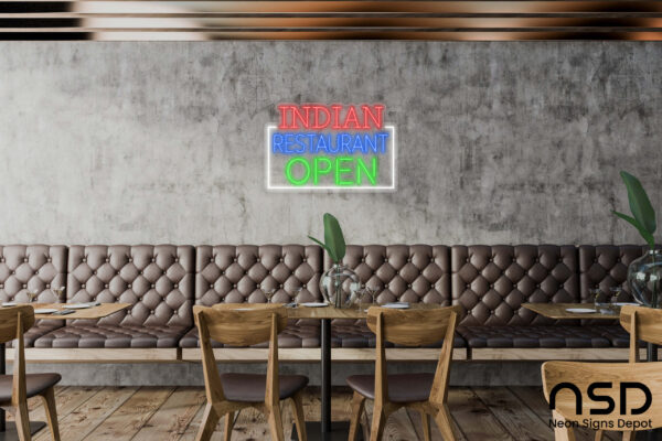 Indian Restaurant Open Neon Sign_Transparent_Mockup_Template01 Indian Restaurant Open Neon Sign_Transparent_Mockup_Template01