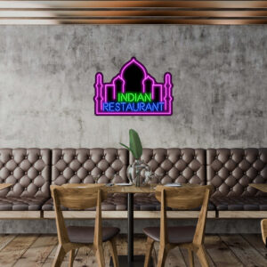 Indian Restaurant V2 Neon Sign