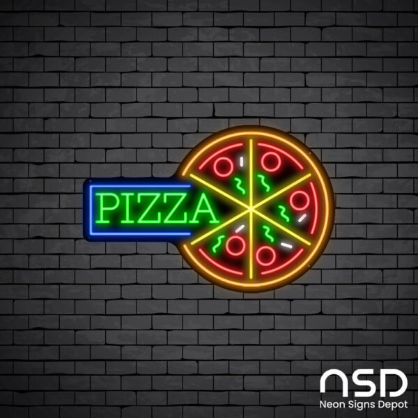 Pizza Neon Sign_Black Brick_Mockup_Black Pizza Neon Sign_Black Brick_Mockup_Black