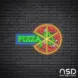 Pizza Neon Sign_Black Brick_Mockup_Transparent